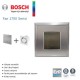 Bosch F1700 WS 125 Lük Aspiratörlü Fanlı Menfez (145m³/H) - Düz Panel - Yüzeysel Montaj - İnox