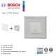 Bosch F1700 WS 125 Lik Aspiratörlü Fanlı Menfez (145m³/H) - Düz Panel - Yüzeysel Montaj - Mat Beyaz